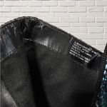 Betsey Johnson  Metallic Shiny Snakeskin Ankle Boots 9.5 Pointed Toe Glam Photo 5