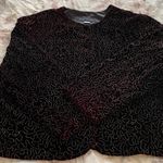 Maggie McNaughton Vintage Velvet Maroon With Gold Embroidery Button Up Blazer, size 24W Photo 8