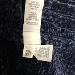 Aerie Offline by  Chenille Off Shoulder Ribbed Neck Sweater Navy Green Striped S Photo 3