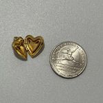 Vintage 14K Gold Heart Locket Star of David Pendant Jewish Religious Jewelry Photo 5