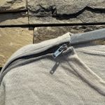 J.Crew  Tan 100% Merino Wool Crewneck Shoulder Zip Long Sleeve Sweater Size XS Photo 5