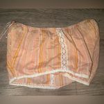 Victoria's Secret Victoria’s Secret 2000’s Y2K Orange Sherbet Lace Low waist Lounge Shorts L Photo 4