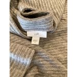 J. Jill Rib Knit Chunky Sweater Dress long sleeve Side Pockets Heather Gray S Photo 8