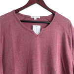 Threads 4 Thought Threads 4 Thoughts Women Top L Rose Tee  Organic Cotton Soft Relaxed‎ Lounge NEW Photo 5