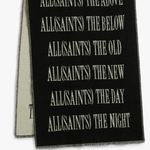 ALLSAINTS Black Logo Scarf - New with tags UNISEX Photo 3