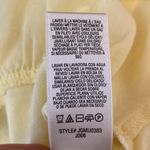 Juicy Couture Women’s  Yellow Multi Layered Floral Beaded Embellishment Sleeveless Shirt Photo 6