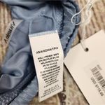 Vitamin A  Sienna Bikini Top in Slate Shimmer Blue Size XS NWT Ribbed Photo 3