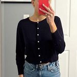 Karl Lagerfeld  Navy Blue Sweater Photo 0