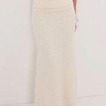 DISSH SALMA IVORY MAXI SKIRT White Photo 5