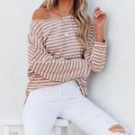 VICI  | Raelle Cotton Blend Striped Top Photo 1