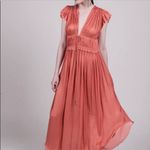 Ulla Johnson  satin kaiya dress in pink coral NEW Photo 4