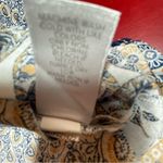 J Jill Linen womans PS Elephant Print Sleeveless Tunic Top Coastal Boho Tank Blue Size undefined Photo 4