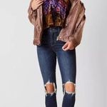 Free People  Velvet Trucker Jacket Photo 2