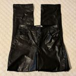 Abercrombie & Fitch The 90’s Straight Ultra High Rise Leather Pants Photo 1