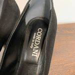 Vero Cuoio  Cordani Women's Pump Block Heels Suede Black Round Toe EU 38.5 Photo 3