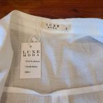 Moda Luxe Sleevess White Blouse Small Photo 8