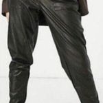 Spanx  leather-like jogger pants Photo 0