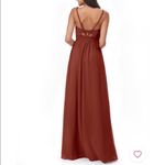 Azazie  Rowena Dress in Terracotta Photo 1