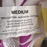 Gloria Vanderbilt  BOHO Lightweight Knit Floral Blouse Shirt Women's‎ Sz M Cotton Photo 5