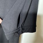 Universal Standard  Black Button Front Wide Leg Jumpsuit Coveralls Size XS 10-12 Photo 4