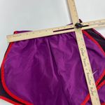 Nike  Shorts Womens Small Purple Dusk Red‎ Trim Tempo Dri Fit Running Photo 4
