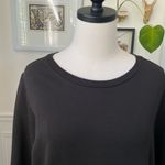 Universal Standard NWOT Classic Light Terry Sweatshirt Dress Black $124 XS 10 12 Photo 5