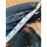 Velvet graham spencer black floral cold shoulder blouse small Black Photo 8