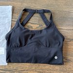 Halara SoftlyZero™ Plush Cut Out Cropped Yoga Tank Top Black Size XS EUC Photo 7