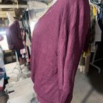 A Love Story Purple Burgundy Tunic Top Stretch Knit V-neck Dolman 3/4 Sleeve NWT Pit to pit about to 30” inches  Super stretchy soft knit light sweater top  Color: WINE HEATHER New with tag  Ships same business day if payment is received prior to 1pm EST! Smoke and pets free & temperature controlled facility Thanks for shopping my store Photo 1