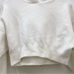 ZARA Ivory White Knit Cropped Hoodie Sweater Size S Photo 5