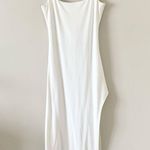 Susana Monaco  Thigh High Cutout Midi Tank Dress in White - Size S Photo 3