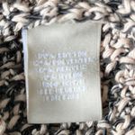 Joan Vass ⦠Cozy Longline Textured Knit Cardigan Sweater ⦠Marled Black + Cream Photo 5