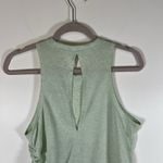 Nike  Green Cotton Blend Activewear Tank Ruched Side Beach Cut-out‎ Womens Size S Photo 6