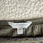 Lucky Brand Olive and Navy Boho Floral Blouse Photo 1