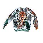 Aviator Nation  Jungle Tiger Classic Velvet Stripe Sweatshirt Sweatpants Set S Photo 3