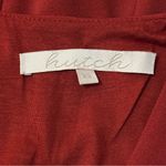 Hutch  Women’s Size XS Red Orange Tie Front Fit & Flare Crepe Mini Dress Photo 5