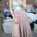 Flowy MIDI Skirt Pink Photo 0