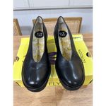 Fly London Yaz Idra Wedges Black Mousse Size 8/8.5 US 39 EU NIB Leather Photo 4