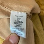 Carly Jean Los Angeles Mustard Yellow Sleeveless Ruffle Trim Tiered Shift Dress Photo 3