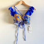 Maaji NEW Arawaks Rocks Ruffle Bralette Bikini Top Womens Size XL Swim Athletic Photo 2