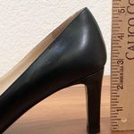 Brighton Young Black Genuine Italian Leather Pointy Toe High Heel Pumps Size 6M Photo 7