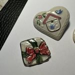 Lot Of 3 Ceramic Brooch Pins 1 Avon Photo 5