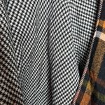 Steve Madden Reversible Plaid Houndstooth Poncho Cape Shawl OSFM Women Photo 4
