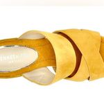 Kenneth Cole NWOT New York Women's Size: 6.5 Heeled Sandals Color: Gold/Mustard Photo 6