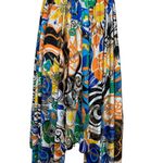 Eien USA Strapless Boho Handkerchief Hem Dress 2XL Multicolor NWT Made in USA Size XXL Photo 2