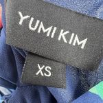 Yumi Kim Blue Floral Jumpsuit Lightweight Sleeveless Peplum XS New Photo 7