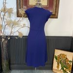 Patagonia  Bandha Dress Cap Sleeve Twist Bodice Royal Blue Gorpcore - Sz M 💚🎀 Photo 5