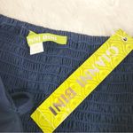 Gianni Bini Navy Blue Tie Front Spaghetti Strap Wide Leg Jumpsuit Size 10 New Photo 4