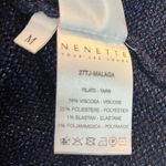 Tous Nenette  Les Jours Sweater The Malaga Blue Sparkle Puff Sleeves Sz M NWOT Photo 10