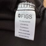 FIGS  Technical Collection Black Scrub Top Size Large Doctor Medical Nurse MD Photo 3